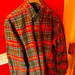 A charming Ralph Lauren Plaid shirt in pink and green